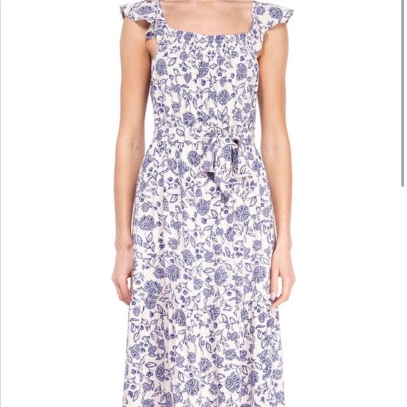 Ruffle Strap Midi Dress - Picture 5 of 5